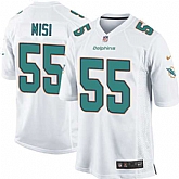 Nike Men & Women & Youth Dolphins #55 Misi White Team Color Game Jersey,baseball caps,new era cap wholesale,wholesale hats